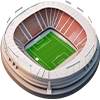 Ícono de estadio para 9 estadios utilizados en Alemania 1974